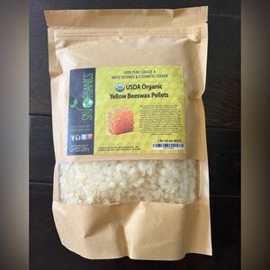 Sky Organic yellow beeswax pellets NWT